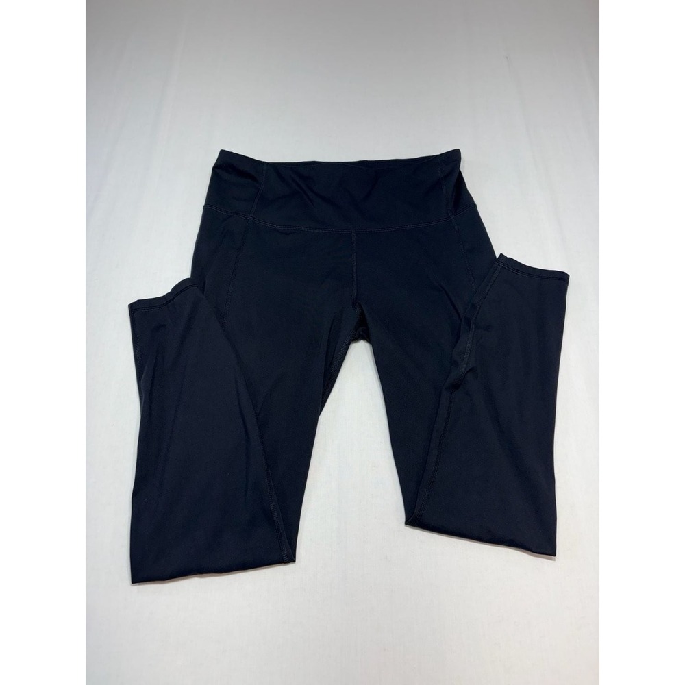 All in Motion Black High Waisted Active Leggings Womens Large Recycled Polyester